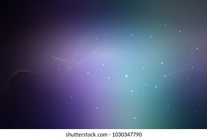 Dark Pink, Blue vector template with circles. Beautiful colored illustration with blurred circles in nature style. The pattern can be used for ads, leaflets of liquid.