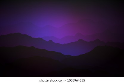 Dark Pink, Blue vector template with abstract circles. Colorful illustration in abstract mountain style with gradient. Pattern for your business design.