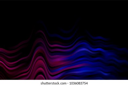 Dark Pink, Blue vector template with lines, ovals. Brand-new colored illustration in marble style with gradient. A completely new template for your business design.
