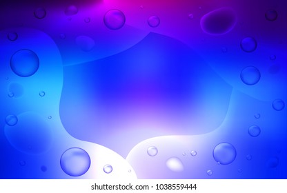 Dark Pink, Blue vector template with bent lines. A completely new color illustration in memphis style. Brand-new design for your ads, poster, banner.