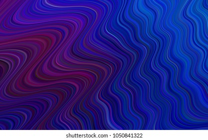 Dark Pink, Blue vector template with abstract circles. Colorful illustration in abstract memphis style with gradient. A completely new template for your business design.