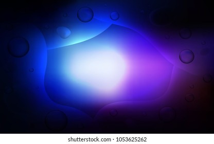 Dark Pink, Blue vector template with bent ribbons. Glitter abstract illustration with wry lines. The elegant pattern for brand book.