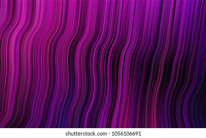 Dark Pink, Blue vector template with lines, ovals. Colorful abstract illustration with gradient lines. Pattern for your business design.