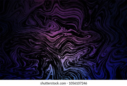 Dark Pink, Blue vector template with bubble shapes. Geometric illustration in marble style with gradient.  New composition for your brand book.