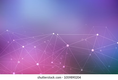 Dark Pink, Blue vector template with circles, triangles. Abstract illustration with colorful discs and triangles. New design for ad, poster, banner of your website.