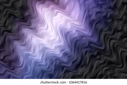 Dark Pink, Blue vector template with lava shapes. Colorful abstract illustration with gradient lines. Marble design for your web site.