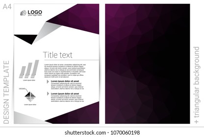 Dark Pink, Blue vector  template for landing pages. Web interface on abstract background with colorful gradient. The pattern can be used for any ad, booklets.