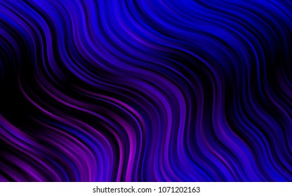 Dark Pink, Blue vector template with liquid shapes. Blurred geometric sample with gradient bubbles.  A completely new template for your business design.