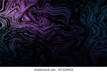 Dark Pink, Blue vector template with bubble shapes. Colorful abstract illustration with gradient lines. A completely new memphis design for your business.