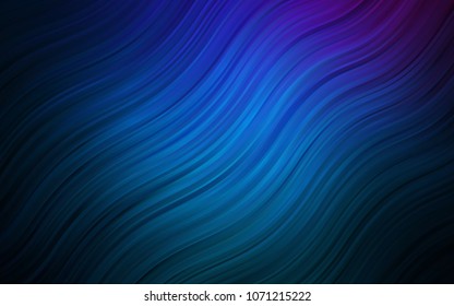 Dark Pink, Blue vector template with lava shapes. A sample with blurred bubble shapes. Pattern for your business design.