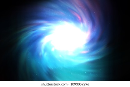 Dark Pink, Blue vector template with space stars. Modern abstract illustration with Big Dipper stars. Pattern for futuristic ad, booklets.