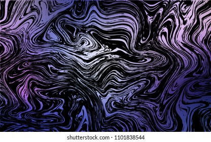 Dark Pink, Blue vector template with lines, ovals. Colorful abstract illustration with gradient lines. A completely new memphis design for your business.