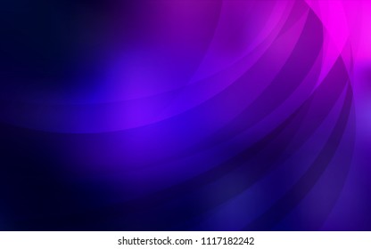 Dark Pink, Blue vector template with lava shapes. Shining illustration, which consist of blurred lines, circles. Marble style for your business design.