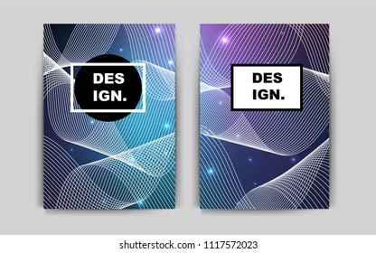 Dark Pink, Blue vector template for landing pages. Modern abstract design concept with colorful gradient. Pattern for ads, leaflets, labels of your business.