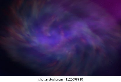 Dark Pink, Blue vector template with space stars. Modern abstract illustration with Big Dipper stars. Pattern for astrology websites.