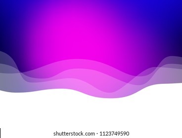 Dark Pink, Blue vector template with lava shapes. A sample with blurred bubble shapes. Textured wave pattern for backgrounds.