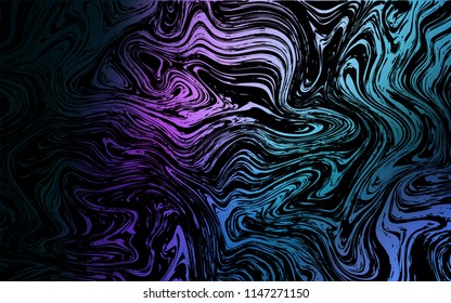 Dark Pink, Blue vector template with abstract circles. Blurred geometric sample with gradient bubbles.  New composition for your brand book.