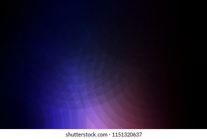 Dark Pink, Blue vector template with circles. Beautiful colored illustration with blurred circles in nature style. Pattern can be used for beautiful websites.