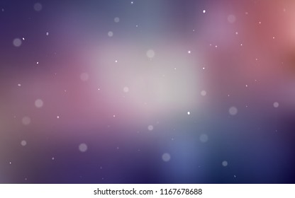 Dark Pink, Blue vector template with circles. Abstract illustration with colored bubbles in nature style. New design for ad, poster, banner of your website.