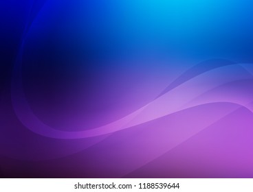 Dark Pink, Blue vector template with lines, ovals. Shining crooked illustration in marble style. New composition for your brand book.