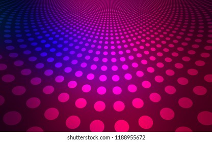 Dark Pink, Blue vector template with circles. Modern abstract illustration with colorful water drops. Beautiful design for your business advert.