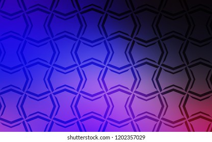 Dark Pink, Blue vector template with repeated sticks. Decorative shining illustration with lines on abstract template. The pattern for ad, booklets, leaflets.