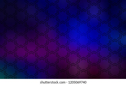 Dark Pink, Blue vector template with repeated sticks. Blurred decorative design in simple style with lines. Smart design for your business advert.