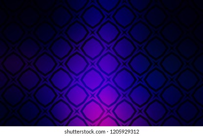 Dark Pink, Blue vector template with sky stars. Shining colored illustration with stars. Best design for your ad, poster, banner.