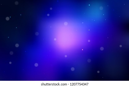 Dark Pink, Blue vector template with circles. Beautiful colored illustration with blurred circles in nature style. New design for ad, poster, banner of your website.