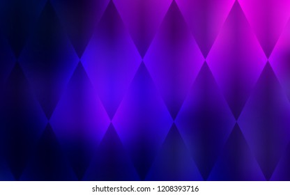 Dark Pink, Blue vector template with crystals, rectangles. Illustration with set of colorful rectangles. Pattern can be used for websites.