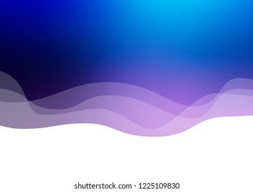 Dark Pink, Blue vector template with abstract lines. A sample with blurred bubble shapes. The template for cell phone backgrounds.
