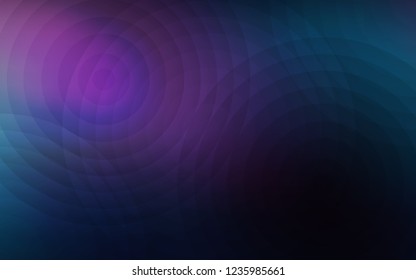 Dark Pink, Blue vector template with circles. Blurred bubbles on abstract background with colorful gradient. Pattern can be used for futuristic ad, booklets.
