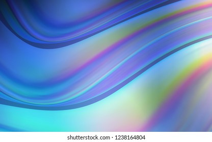 Dark Pink, Blue vector template with lava shapes. Brand new colored illustration in marble style with gradient. New composition for your brand book.