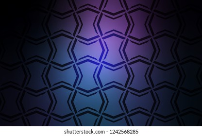 Dark Pink, Blue vector template with repeated sticks. Blurred decorative design in simple style with lines. Best design for your ad, poster, banner.