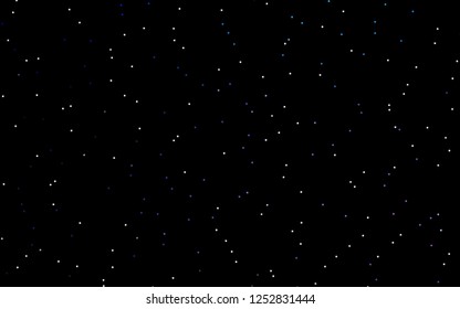 Dark Pink, Blue vector template with sky stars. Decorative shining illustration with stars on abstract template. The pattern can be used for wrapping gifts.