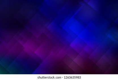 Dark Pink, Blue vector template with repeated sticks. Blurred decorative design in simple style with lines. Best design for your ad, poster, banner.