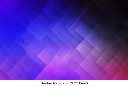 Dark Pink, Blue vector template with repeated sticks. Shining colored illustration with sharp stripes. Smart design for your business advert.