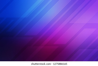 Dark Pink, Blue vector template with repeated sticks. Glitter abstract illustration with colored sticks. Template for your beautiful backgrounds.
