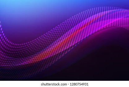 Dark Pink, Blue vector template with circles, triangles. Decorative design in abstract style with triangle structure. Design for poster, banner of websites.