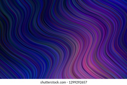 Dark Pink, Blue vector template with bubble shapes. Creative illustration in halftone marble style with gradient. A completely new template for your business design.