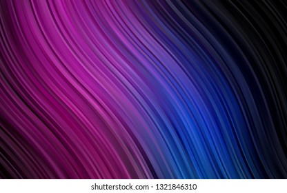 Dark Pink, Blue vector template with bubble shapes. Shining illustration, which consist of blurred lines, circles. Marble style for your business design.