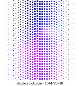 Dark Pink, Blue vector template with rectangles. New abstract illustration with rectangular shapes. Pattern for commercials, ads.
