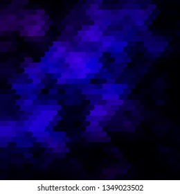 Dark Pink, Blue vector template with lines. Gradient abstract design in simple style with sharp lines. Best design for your posters, banners.