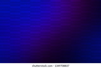 Dark Pink, Blue vector template with repeated sticks. Blurred decorative design in simple style with lines. Template for your beautiful backgrounds.