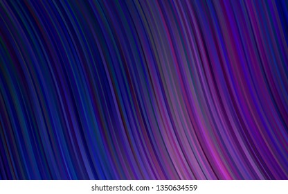 Dark Pink, Blue vector template with lava shapes. Colorful illustration in abstract marble style with gradient. A completely new template for your business design.