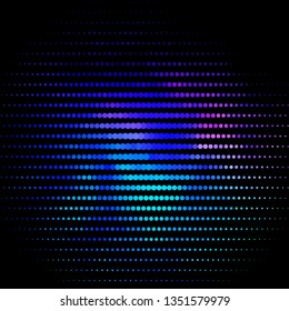Dark Pink, Blue vector template with circles. Abstract decorative design in gradient style with bubbles. New template for your brand book.