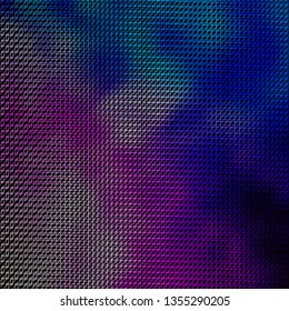 Dark Pink, Blue vector template with lines. Repeated lines on abstract background with gradient. Pattern for ads, commercials.