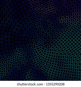 Dark Pink, Blue vector template with circles. Illustration with set of shining colorful abstract spheres. Design for your commercials.