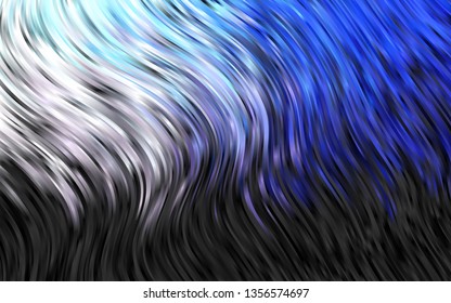 Dark Pink, Blue vector template with lava shapes. Shining crooked illustration in marble style. Textured wave pattern for backgrounds.