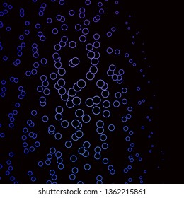 Dark Pink, Blue vector template with circles. Abstract colorful disks on simple gradient background. Pattern for business ads.